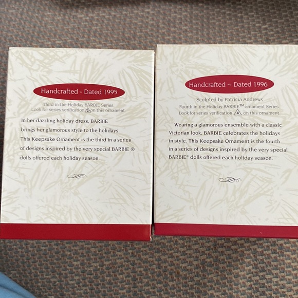 💕✨ Vintage Barbie Hallmark Christmas Ornaments ~ First Five In The Series ✨💕 - Picture 7 of 12